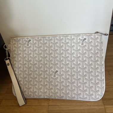 Goyard Clutch with Wrist Strap