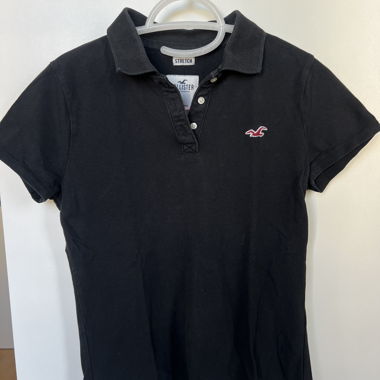 Polo Hollister nero, taglia S