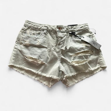 Zerrissene Denim-Shorts