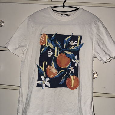 T-shirt à motif fruit graphique