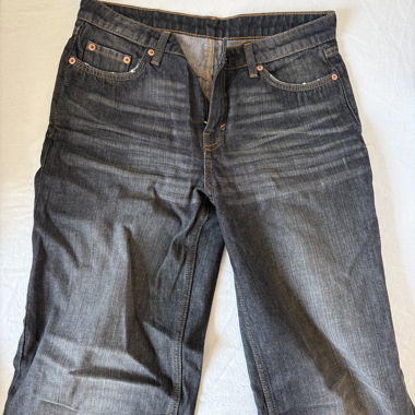 Dark Grey Denim Jeans