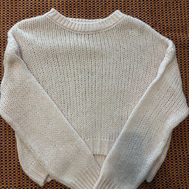Subdued Pink Knit Sweater
