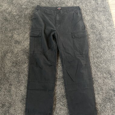 Black Baggy Cargo Pants