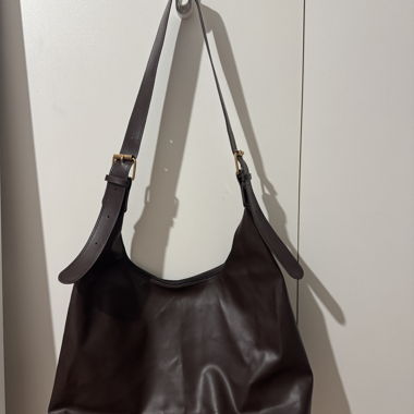 Borsa a tracolla marrone