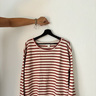 gestreifter Pullover