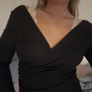 Body nero a portafoglio TOPSHOP