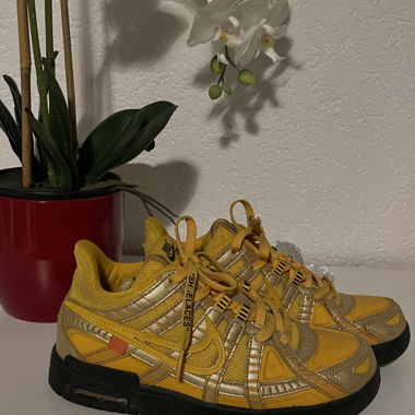 Nike Air Rubber Dunk Off-White jaune d’or