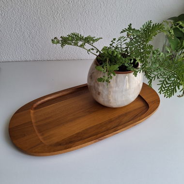 Vintage-Teaktablett Richard Nissen Denmark