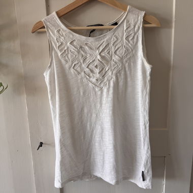 Top bianco di Maison Scotch