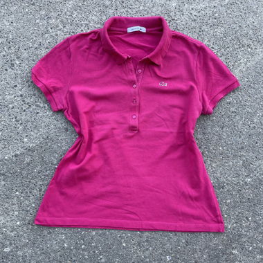 Lacoste Polo-Shirt pink size M