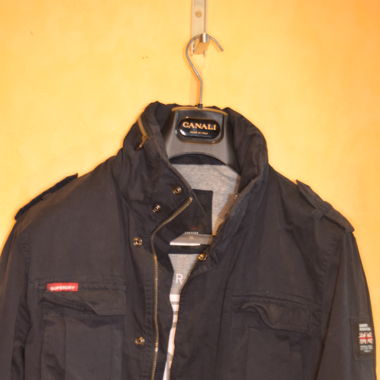 Giacca calda blu scuro Superdry