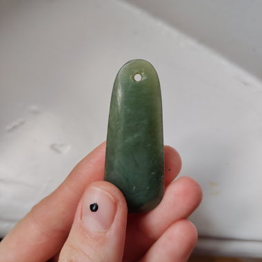 green stone for necklace