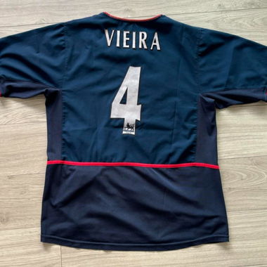 2002-04 Arsenal Away Shirt Vieira #4