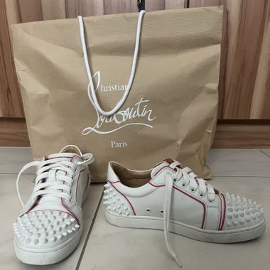 Christian Louboutin weiss spike