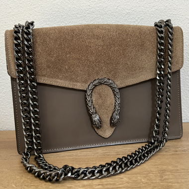 Sac à bandoulière designer marron