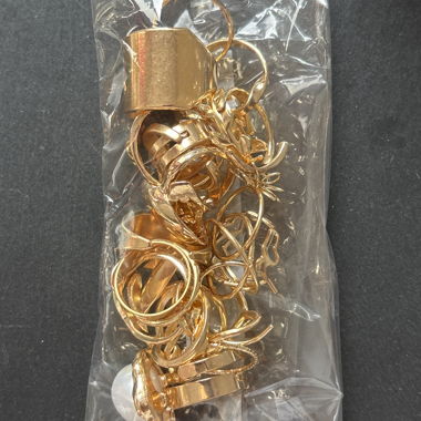 Gold-colored Rings
