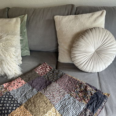 Tagesdecke farbig/vintage