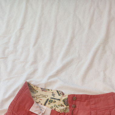 High rise Shorts aus Amsterdam orange