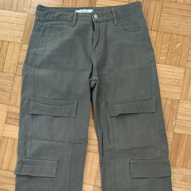 SeeSee - Pantaloni cargo kaki