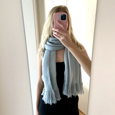 Ice Blue Scarf