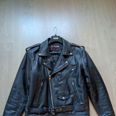 Veste en cuir taille XL