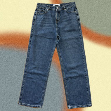 Jeans a gamba larga 