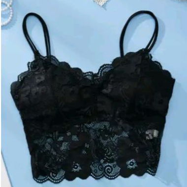 NO SPEDIZIONE! Top corto in pizzo EVEN&ODD