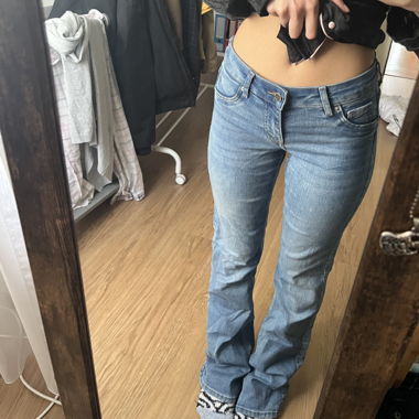 Blue Flared Jeans