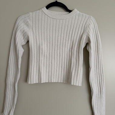 Maglione a coste Bershka