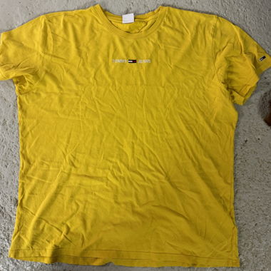 Tommy Jeans Yellow T-Shirt 2XL
