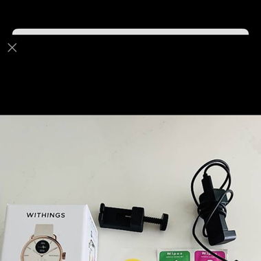 Withing ScanWatch 2 mit extra Accessoires 