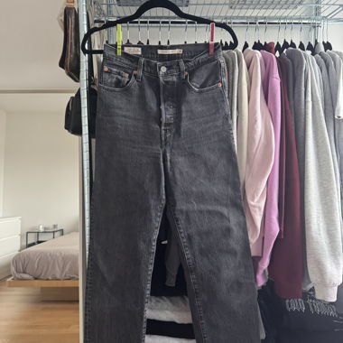 Levis Ribcage Straight Jeans