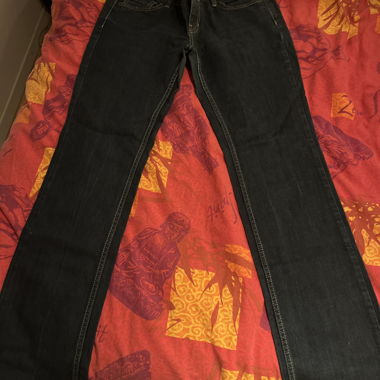 Jeans neri dritti