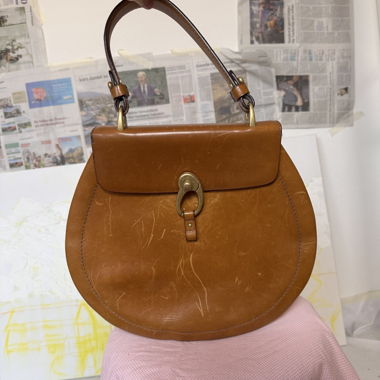 Bally Vintage Tan Leather Handbag