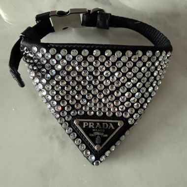 Collare per cani Prada Crystal