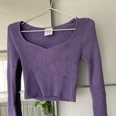 purple cropped
