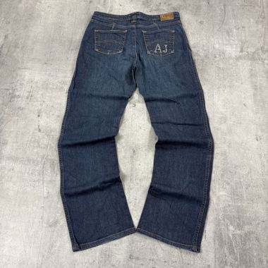 Vintage Armani Straight Baggy Jeans (S)