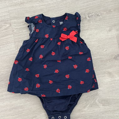 Vestitino Body con Coccinella Baby (12M)