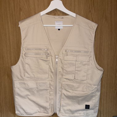 Gilet utilitaire beige