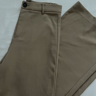 Zara Stoffhose beige