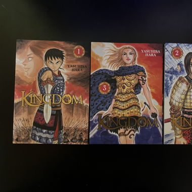 Tome 1-2-3 du manga Kingdom