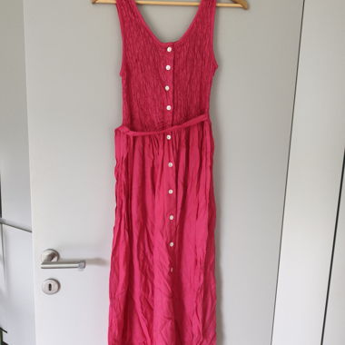 Vintagerosa ärmelloses Kleid