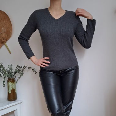 Ribbed wool sweater - Uniqlo
