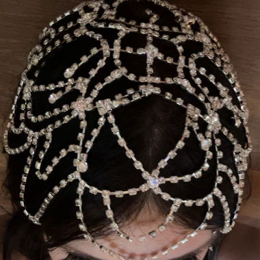 Strass Haarband 70s Style