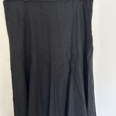 Linen midi skirt 