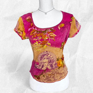 Y2K Mesh Top