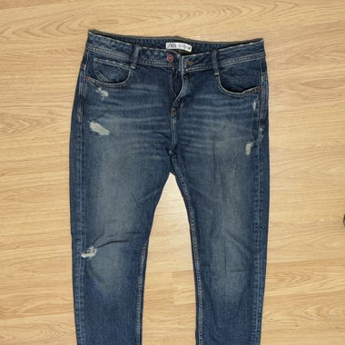 Straight Denim Pants 
