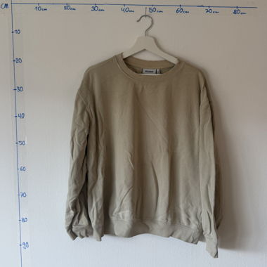 Sweat-shirt beige WEEKDAY