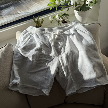 Shorts grigi Bershka