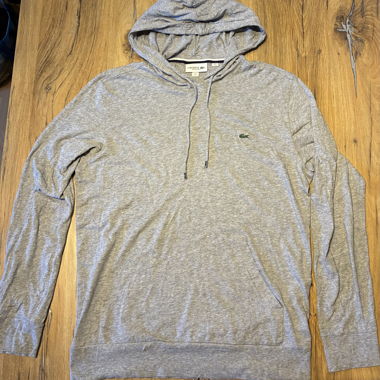 Felpa con cappuccio Lacoste leggera in cotone